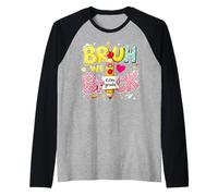 Funny First Day of School 5th Fifth Grade Bruh We Back Camiseta Manga Raglan