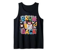 Funny First Day of School 5th Fifth Grade Bruh We Back Camiseta sin Mangas