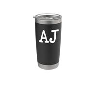 Funny First Name AJ Nickname Vaso térmico de acero inoxidable de doble pared