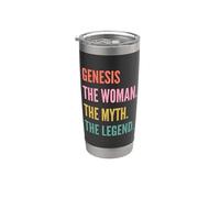 Funny First Name Design for Women - Genesis Vaso térmico de acero inoxidable de doble pared