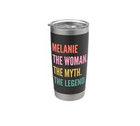 Funny First Name Design for Women - Melanie Vaso térmico de acero inoxidable de doble pared