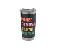 Funny First Name Design for Women - Promise Vaso térmico de acero inoxidable de doble pared