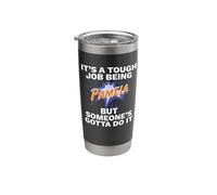 Funny First Name Is Pamela Tough Job Being Pamela Vaso térmico de acero inoxidable de doble pared