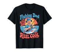 Funny Fishing Dad Like A Regular Dad But Reel Cool Camiseta