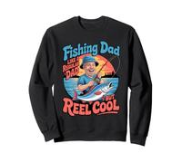 Funny Fishing Dad Like A Regular Dad But Reel Cool Sudadera