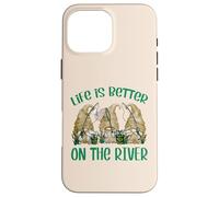 Funny Fishing GNOME For Women and Men Is Better On The River Carcasa para iPhone 16 Pro MAX