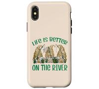 Funny Fishing GNOME For Women and Men Is Better On The River Carcasa para iPhone X/XS