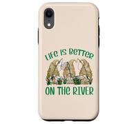 Funny Fishing GNOME For Women and Men Is Better On The River Carcasa para iPhone XR
