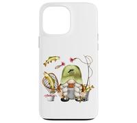 Funny Fishing GNOME Motif For Women & Kids Fisherman Gnomie Carcasa para iPhone 13 Pro MAX