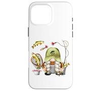 Funny Fishing GNOME Motif For Women & Kids Fisherman Gnomie Carcasa para iPhone 16 Pro MAX