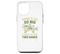 Funny Fishing Mine's Big I Use Two, Hands Carcasa para iPhone 12/12 Pro
