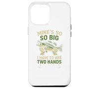 Funny Fishing Mine's Big I Use Two, Hands Carcasa para iPhone 12 Pro MAX