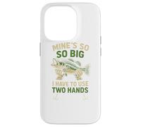 Funny Fishing Mine's Big I Use Two, Hands Carcasa para iPhone 14 Pro
