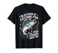Funny Fishing Quote Big Fish Joke for Angler Humor Fans Camiseta