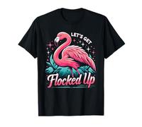 Funny Flamingo Let's Get The Flocado Up Camiseta