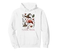 Funny Flamingo Pun Flocking Magical Pagan Wiccan Witch Sudadera con Capucha