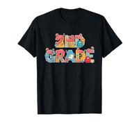 Funny Flamingo Segundo Grado Regreso a la Escuela Niños Niñas Camiseta