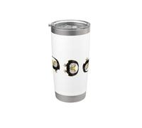 Funny Flipping The Bird USA Patriotic Eagle America FAFO MF Vaso térmico de acero inoxidable de doble pared