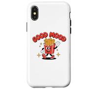 Funny Food, Good Mood, Fast Food Finger Chips, French Fries Carcasa para iPhone X/XS