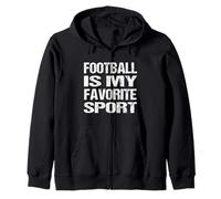 Funny Football Is My Favorite Sport Sudadera con Capucha