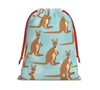Funny For Kangaroo Zoo Holiday Drawstring Gift Bags Party Special Bags For Candy Wedding Favors Christmas