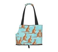 Funny for Kangaroo Zoo Print Puppy Carrier Pets Dogs Dog Walking Bags for Small Dogs and Cat and Rabbit