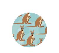 Funny For Kangaroo Zoo Printing - Ambientador para coche, 10 hojas perfumadas para colgar