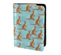 Funny For Kangaroo Zoo - Soporte para pasaporte, artículos esenciales de viaje, cartera antirrobo para tarjetas y pasaportes, tamaño para adaptarse a todos los pasaportes estándar