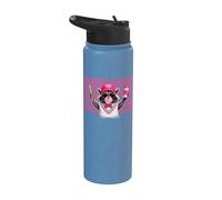Funny Fourth Grade Teacher Feral Raccoon Back to School Stainless Steel Insulated Water Bottle