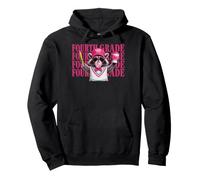 Funny Fourth Grade Teacher Feral Raccoon Back to School Sudadera con Capucha