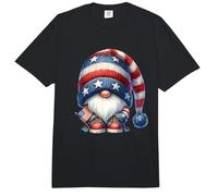 Funny Fourth of July GNOME For Women Men Kids with USA GNOME Comfort Colors Adult Heavyweight T-Shirt