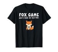 Funny Fox Game Animal Dont Look Game Over Niños Niñas Niños Camiseta