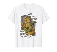 Funny Fox Quiere ser Raro y Construir su Personaje Camiseta