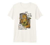 Funny Fox Quiere ser Raro y Construir su Personaje Camiseta Premium