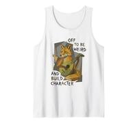Funny Fox Quiere ser Raro y Construir su Personaje Camiseta sin Mangas