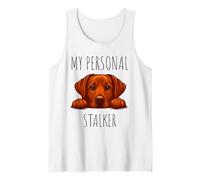 Funny Fox Red Labrador Dog Owner Camiseta sin Mangas