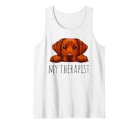 Funny Fox Red Labrador Dog Owner Camiseta sin Mangas