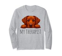 Funny Fox Red Labrador Dog Owner Manga Larga