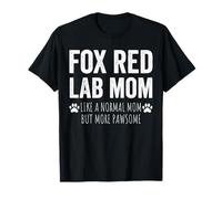 Funny Fox Red Labrador Mom Dog Owner Camiseta