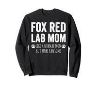 Funny Fox Red Labrador Mom Dog Owner Sudadera