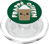Funny Frappe Pun Cute Kawaii Frappe Queen PopSockets PopGrip para MagSafe
