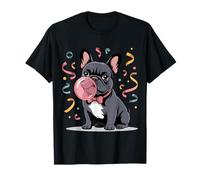 Funny French Bulldog with Bubble for Dog Lovers Puppy Fans Camiseta