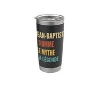 Funny French First Name Design - Jean-Baptiste Vaso térmico de acero inoxidable de doble pared