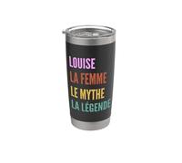Funny French First Name Design - Louise Vaso térmico de acero inoxidable de doble pared