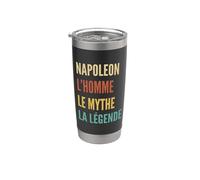 Funny French First Name Design - Napoleon Vaso térmico de acero inoxidable de doble pared