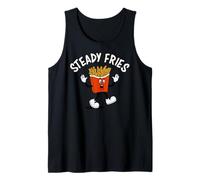 Funny French Fries, Fryday Everyday Foodie, Steady Fries Camiseta sin Mangas