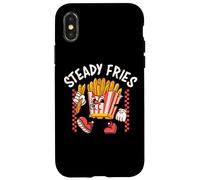Funny French Fries, Fryday Everyday Foodie, Steady Fries Carcasa para iPhone X/XS