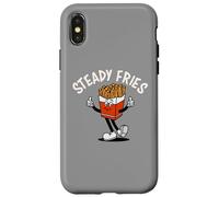 Funny French Fries, Fryday Everyday Foodie, Steady Fries Carcasa para iPhone X/XS