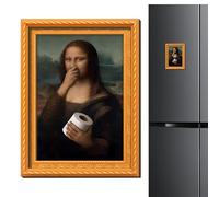 Funny Fridge Magnets - Wood, Decorative Refrigerator Magnet,Playful Female Design | Humorous Female Art Decorations, Wooden Retro Photo Frame Shape For Home Kitchen Locker Car Whiteboard