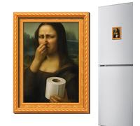 Funny Fridge Magnets - Wood, Decorative Refrigerator Magnet,Playful Female Design | Humorous Female Art Decorations, Wooden Retro Photo Frame Shape For Home Kitchen Locker Car Whiteboard